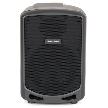 Samson Expedition Express+ Plus Rechargeable PA System Wireless Bluetooth Speaker 75 Watts with Handheld Microphone, 3 Channel Mixer, 20h Playtime