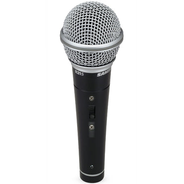 Samson R21S Premium Dynamic Microphone with XLR to 1/4" Cable, Mic Clip for Vocals, Presentations
