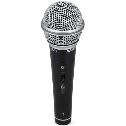Samson R21S Premium Dynamic Microphone with XLR to 1/4" Cable, Mic Clip for Vocals, Presentations