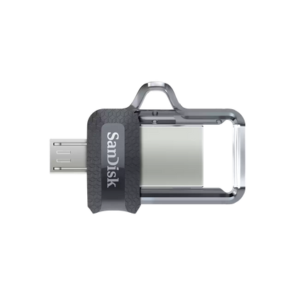 SanDisk Ultra Dual Drive m3.0 USB 3.0 OTG Flash Drive with 130mb/s Read Speed (32GB)