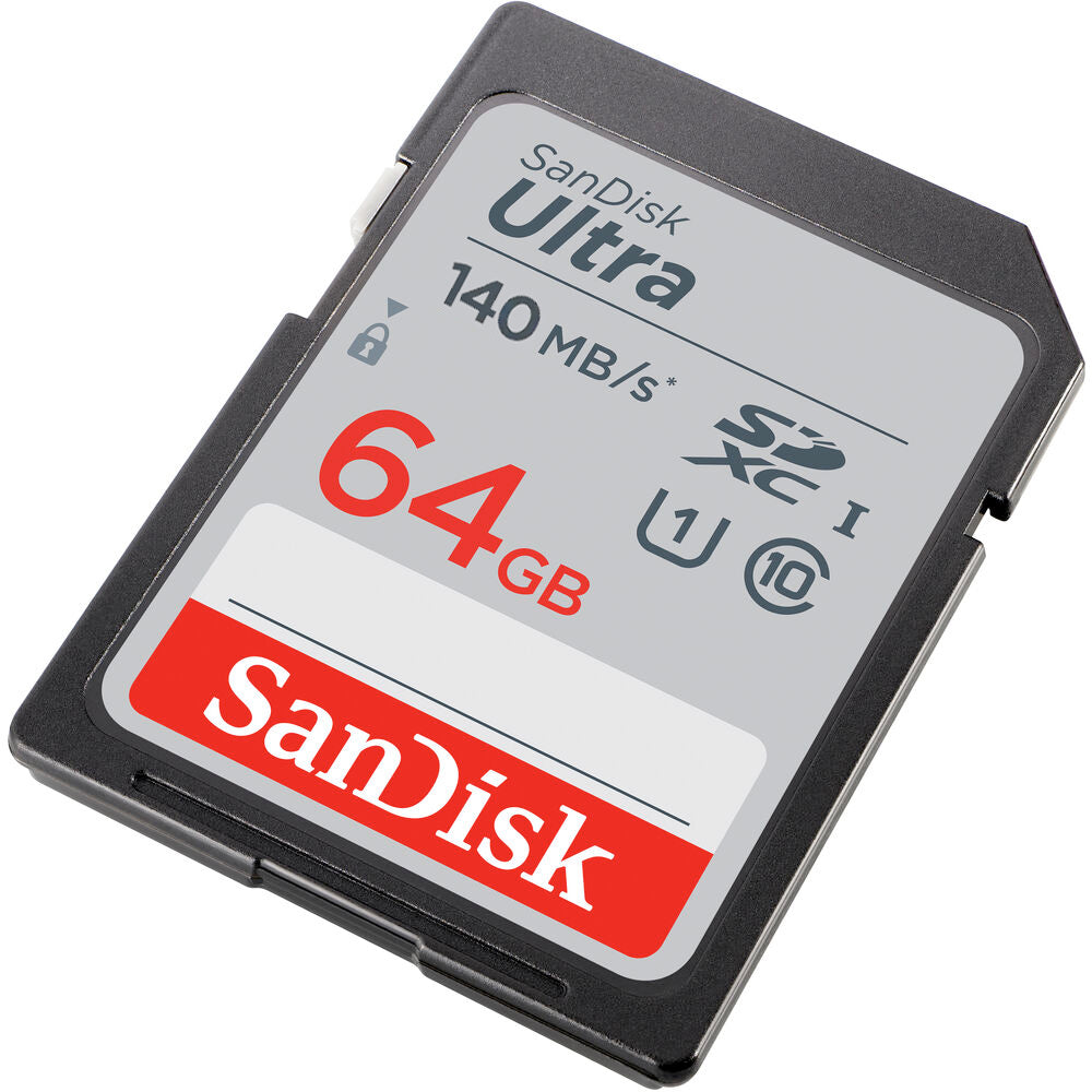 SanDisk Ultra 64GB SD Card SDXC UHS-I Class 10 with 140mb/s Read Speed | Model - SDSDUNB-064G-GN6IN