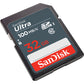 Sandisk Ultra SD Card 32GB UHS-I SDHC Class 10, 100MB/s Read Speed | Model - SDSDUNR-032G-GN3IN