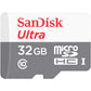 SanDisk Ultra Micro SD Card 32GB UHS-I SDHC Class 10 with 100mb/s Read Speed | Model - SDSQUNR-032G-GN3MN
