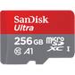 SanDisk Ultra 256GB A1 Micro SD Card SDSQUAR-0256G w/ Adapter (100mb/s)