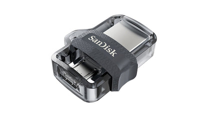 Sandisk Ultra 16GB Dual Drive m3.0 USB Flash Drive with Micro USB OTG compatibility (BLACK) | Model - SDDD3-016G-G46G