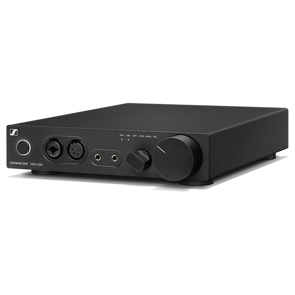 Sennheiser HDV 820 Digital to Analog Reference Class Headphone Amplifier with USB, S/PDIF Coaxial and Optical, Balance / Unbalanced XLR3 XLR4 and RCA Rear Input and ASIO Driver for DSD Support