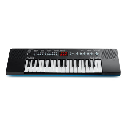Alesis Harmony 32 Electronic Digital 32-Keys Portable Arranger MIDI Keyboard with Built-In Speakers Recording Function and 1/8 inch Headphone AUX Jack for Music Production and Performance