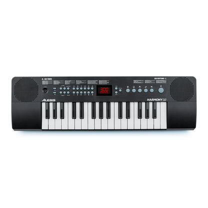 Alesis Harmony 32 Electronic Digital 32-Keys Portable Arranger MIDI Keyboard with Built-In Speakers Recording Function and 1/8 inch Headphone AUX Jack for Music Production and Performance