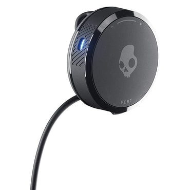 [CLEARANCE] Skullcandy Vert Clip-Anywhere Wireless Earbuds with Microphone Sweat Water Resistant IPX4 Bluetooth Earphones for Biking, Hiking, and Outdoor Sports (Black)