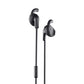 Skullcandy Vert Clip-Anywhere Wireless Earbuds with Microphone Sweat Water Resistant IPX4 Bluetooth Earphones for Biking, Hiking, and Outdoor Sports (Black)