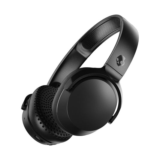 Skullcandy Riff Wireless 2 On-Ear Bluetooth Foldable Headphones with 34 Hours Battery Life, Built-In Tile Finding Technology, Multipoint Pairing, Call, Track & Volume Control, Skullcandy App Support (True Black)