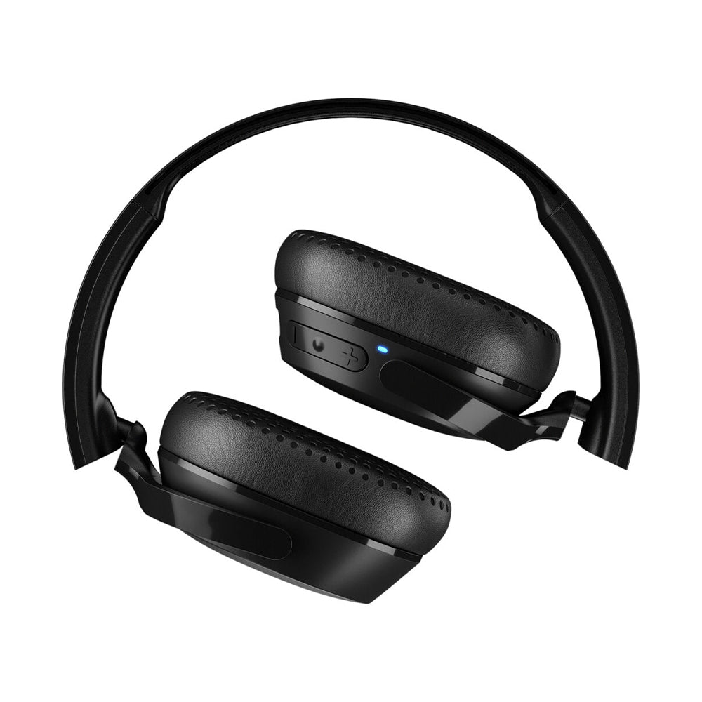 Skullcandy Riff Wireless 2 On-Ear Bluetooth Foldable Headphones with 34 Hours Battery Life, Built-In Tile Finding Technology, Multipoint Pairing, Call, Track & Volume Control, Skullcandy App Support (True Black)