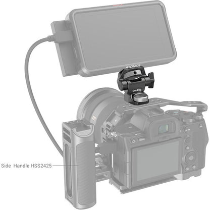 SmallRig Swivel and Tilt Adjustable 5" & 7" Monitor to Camera Mount (360 and 180 Degree) with ARRI-Style Screw Adapter for DSLR and Mirrorless Cameras | 2903B