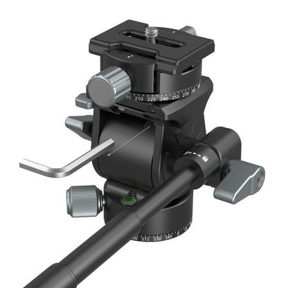 SmallRig Lightweight Fluid Video Head Aluminum for Tripods with Panoramic Panning Design | 3457B