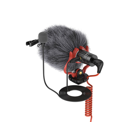SmallRig Forevala S20 Cardioid Lavalier Microphone Plug-and-Play On-Camera for Vlogging, YouTube, TikTok | 3468