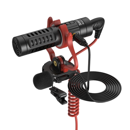 SmallRig Forevala S20 Cardioid Lavalier Microphone Plug-and-Play On-Camera for Vlogging, YouTube, TikTok | 3468