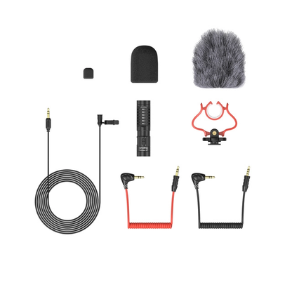 SmallRig Forevala S20 Cardioid Lavalier Microphone Plug-and-Play On-Camera for Vlogging, YouTube, TikTok | 3468