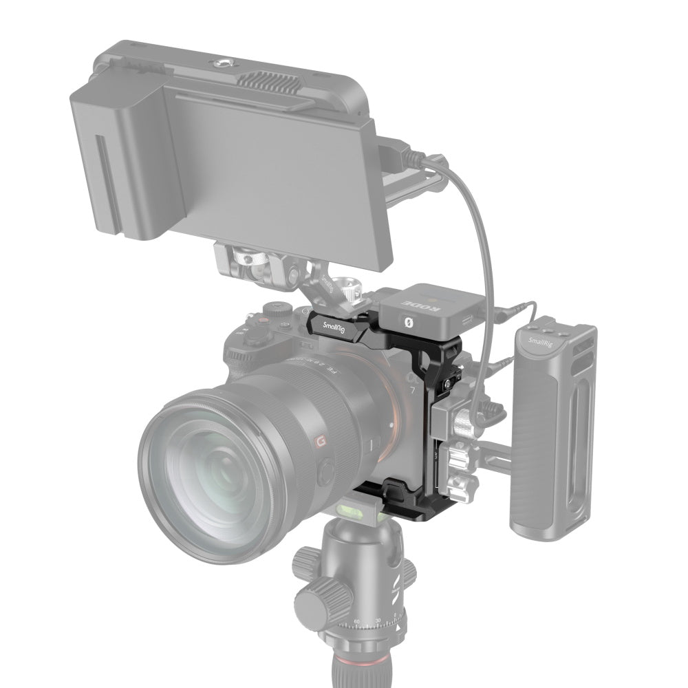 SmallRig Half Camera Cage with Multiple Mounts for Sony Alpha 1 (A1) and Select Alpha 7 (A7, A7S III, A7 IV) Mirrorless Cameras | 3639