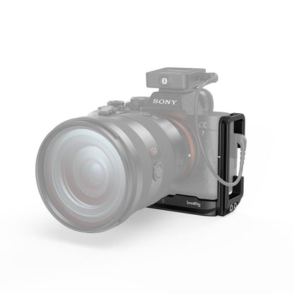 SmallRig L-Bracket with Bottom and Extendable Side Dovetail Plates for Sony Alpha 1 (A1) and Alpha 7 (A7 IV, A7S III) Mirrorless Cameras | 3660B