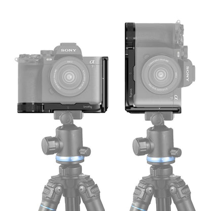 SmallRig L-Bracket with Bottom and Extendable Side Dovetail Plates for Sony Alpha 1 (A1) and Alpha 7 (A7 IV, A7S III) Mirrorless Cameras | 3660B