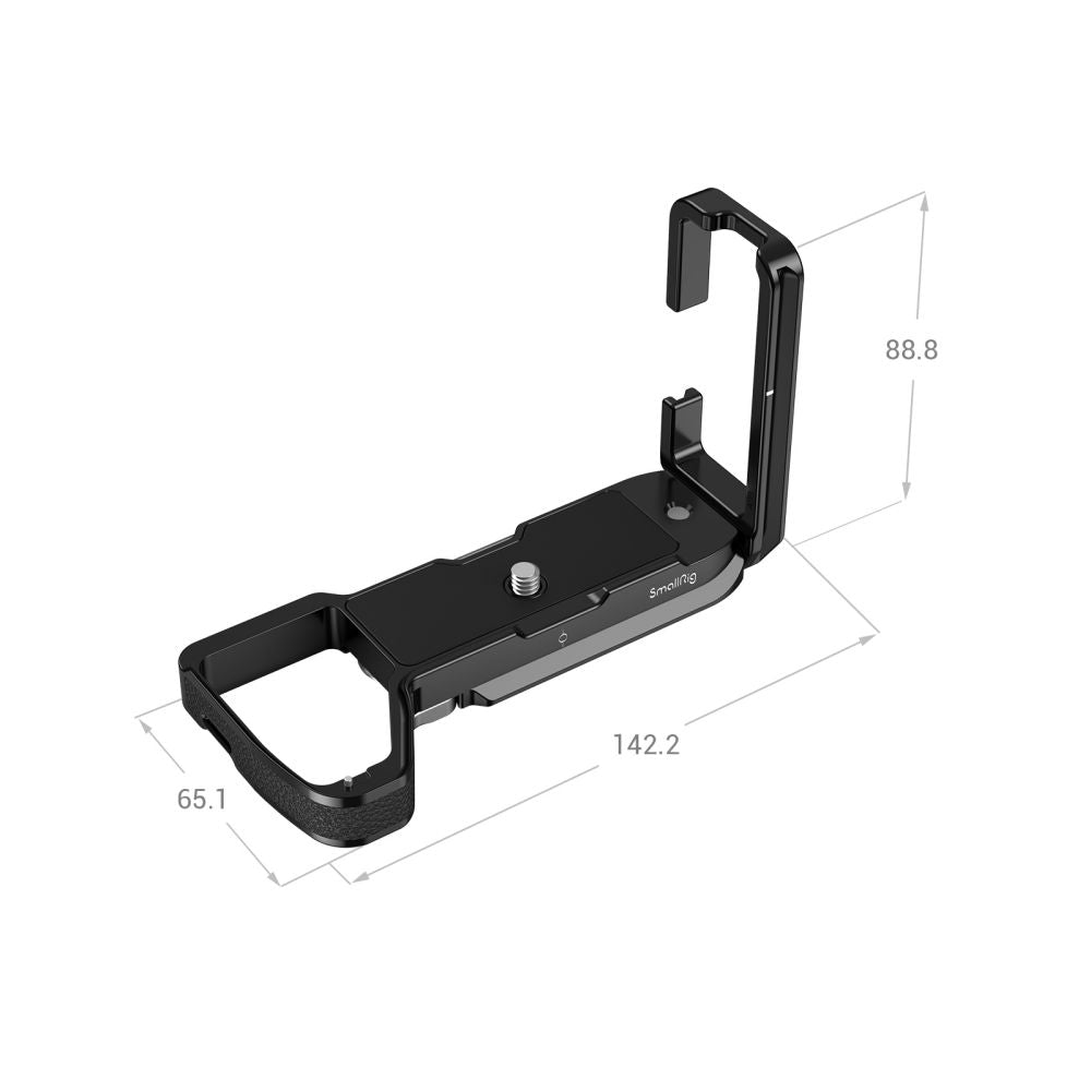 SmallRig L-Bracket with Bottom and Extendable Side Dovetail Plates for Sony Alpha 1 (A1) and Alpha 7 (A7 IV, A7S III) Mirrorless Cameras | 3660