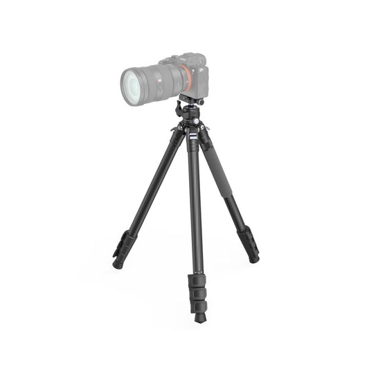 SmallRig AP-10 4-Section Carbon Fiber Travel Tripod and Tilt and Swivel Ball Head with 12Kg Load Capacity and Damping Adjustment Knobs for Outdoor Shooting | 4060