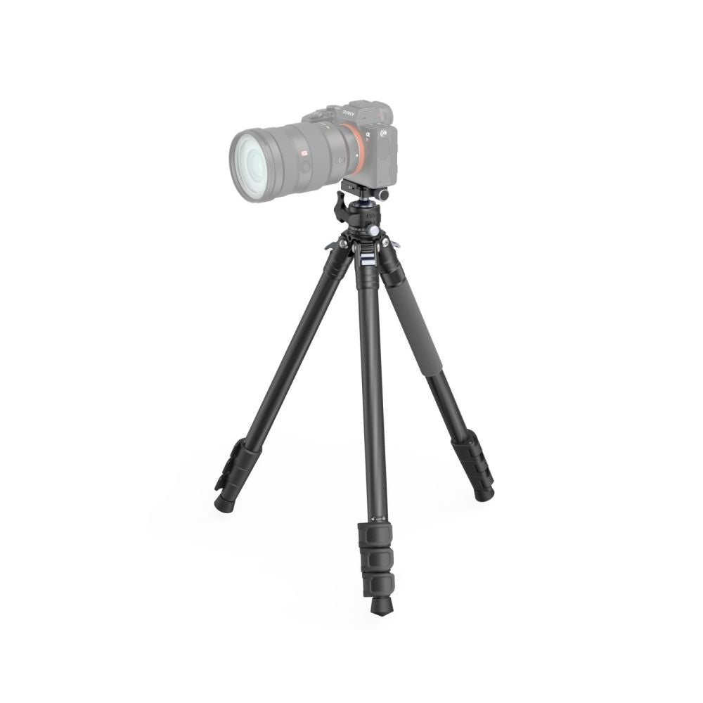 SmallRig AP-10 4-Section Carbon Fiber Travel Tripod and Tilt and Swivel Ball Head with 12Kg Load Capacity and Damping Adjustment Knobs for Outdoor Shooting | 4060