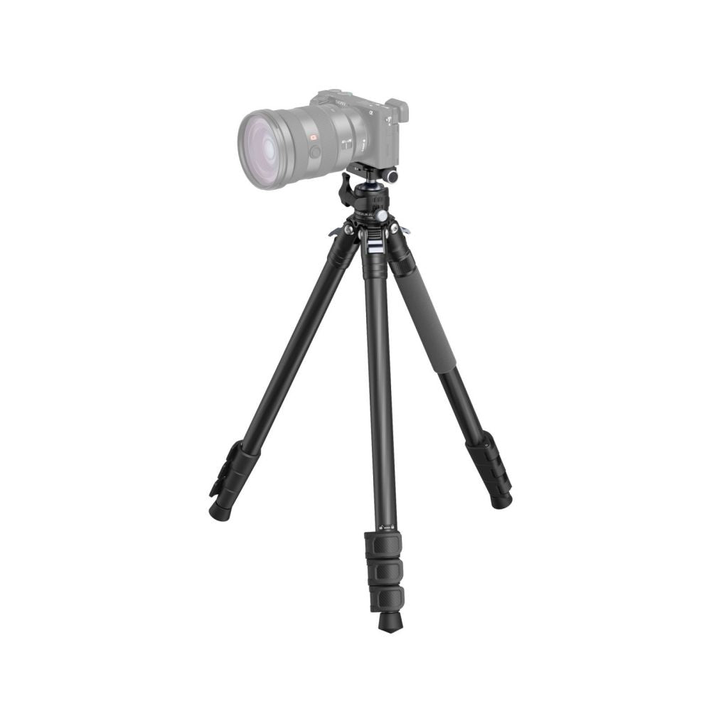 SmallRig AP-10 4-Section Carbon Fiber Travel Tripod and Tilt and Swivel Ball Head with 12Kg Load Capacity and Damping Adjustment Knobs for Outdoor Shooting | 4060