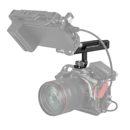 SmallRig Adjustable Camera Top Handle Grip with ARRI-Style Anti-Twist Mount, Front and Back Cold Shoe Mounts, 1/4"-20 / 3/8"-16 Accessory Threads for Monitors, LED Light and Microphones | 4153