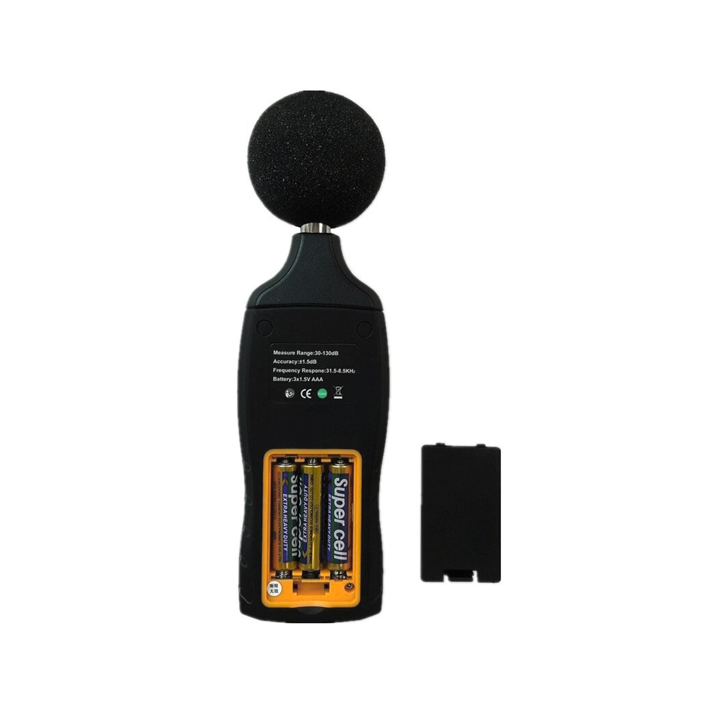 SNDWAY SW-523 Digital Sound Level Meter Measuring Instrument with LCD Display and Data Storage function for Monitoring or Controlling Noise Volume