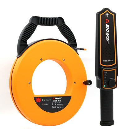 Sndway SW-720 Pipe Scanner Thickness Detector PVC Gauge 1800mAh Width Measuring Plugging Instrument (20M)