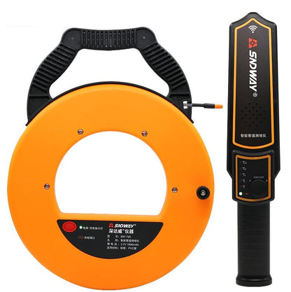 Sndway SW-720 Pipe Scanner Thickness Detector PVC Gauge 1800mAh Width Measuring Plugging Instrument (20M)