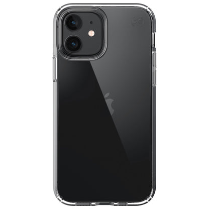 [CLEARANCE] Speck Presidio Perfect Clear iP-12/Pro Transparent Phone Case with Raised Bezel, Shock Barrier Technology and Microban Anti-Microbial Protection | 138489-5085