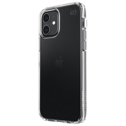 [CLEARANCE] Speck Presidio Perfect Clear iP-12/Pro Transparent Phone Case with Raised Bezel, Shock Barrier Technology and Microban Anti-Microbial Protection | 138489-5085