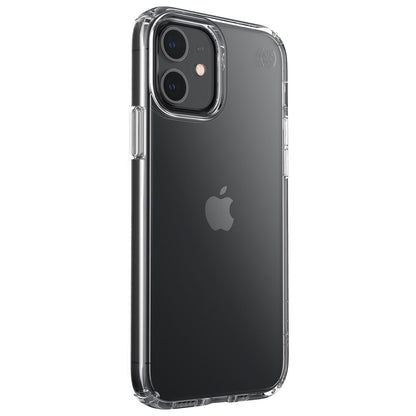 [CLEARANCE] Speck Presidio Perfect Clear iP-12/Pro Transparent Phone Case with Raised Bezel, Shock Barrier Technology and Microban Anti-Microbial Protection | 138489-5085