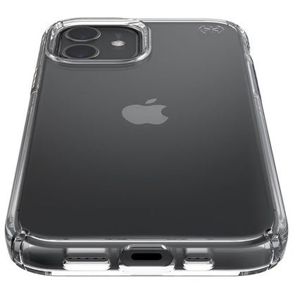 [CLEARANCE] Speck Presidio Perfect Clear iP-12/Pro Transparent Phone Case with Raised Bezel, Shock Barrier Technology and Microban Anti-Microbial Protection | 138489-5085