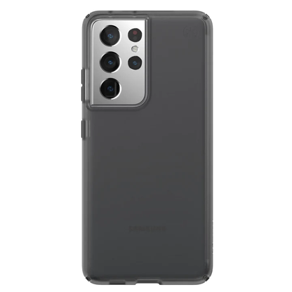 [CLEARANCE] Speck Presidio Perfect-Mist Samsung Galaxy S21 Ultra 5G Matte Phone Case with Raised Bezel, Clear Impact Technology and Microban Anti-Microbial Protection | 139908-5407