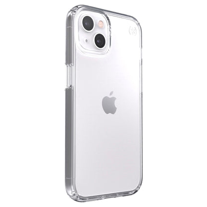 [CLEARANCE] Speck Presidio Perfect Clear iP-13 / 14 Transparent Phone Case with Raised Bezel, Shock-Proof Barrier and Microban Anti-Microbial Protection