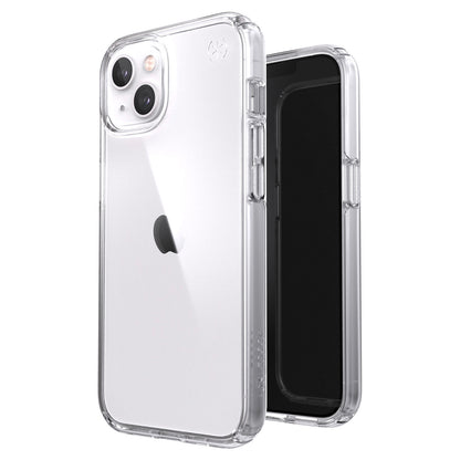 [CLEARANCE] Speck Presidio Perfect Clear iP-13 / 14 Transparent Phone Case with Raised Bezel, Shock-Proof Barrier and Microban Anti-Microbial Protection