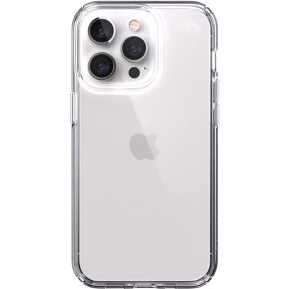 [CLEARANCE] Speck Presidio Perfect-Clear iP-13 Pro Max Transparent Phone Case and Shield View Tempered Glass Pack with Innovative Impact Technology, 9H Anti-Scratch Coating and Microban Protection