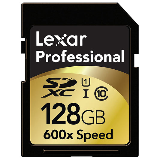 Lexar Professional 600X SDXC UHS-I Class 10 SD Card with 90 MB/S Read Speed and 45 MB/s Write Speed (128GB) | LSD128CTBAS600