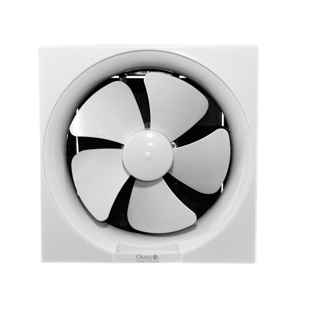 OMNI XFW-300 12-Inch 60W 220V Wall Mounted Exhaust Fan with 635 CFM Airflow, 56 dB (A) for Home and Office Spaces