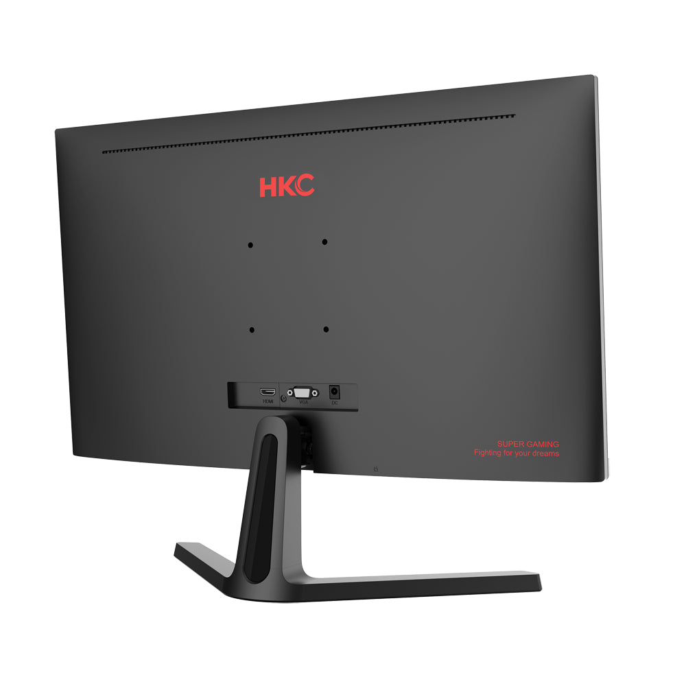 HKC MG24V9F 24" 1080p FHD 165Hz LCD Flat Screen Gaming Monitor with 1ms Response Time, 2mm Narrow-Border VA Paneling, and HDMI and VGA Inputs for PC Computer and Laptop