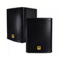 [CLEARANCE] KEVLER KR-312 12" 650W 2-Way Bass Reflex Passive Karaoke Loudspeaker (PAIR) with Banana-Type Audio Input Plugs, 4 Layer Voice Coil Woofer for Vocal and Bass Sound Reinforcement and Built-In Pole and Ceiling Bracket Mounting Ports
