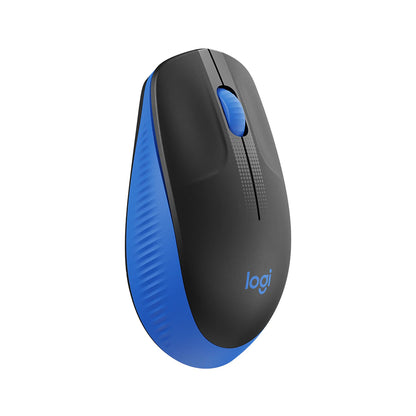 Logitech M190 Full-Size Plug and Play Wireless USB Mouse with up to 18-Month Battery Life (Blue)