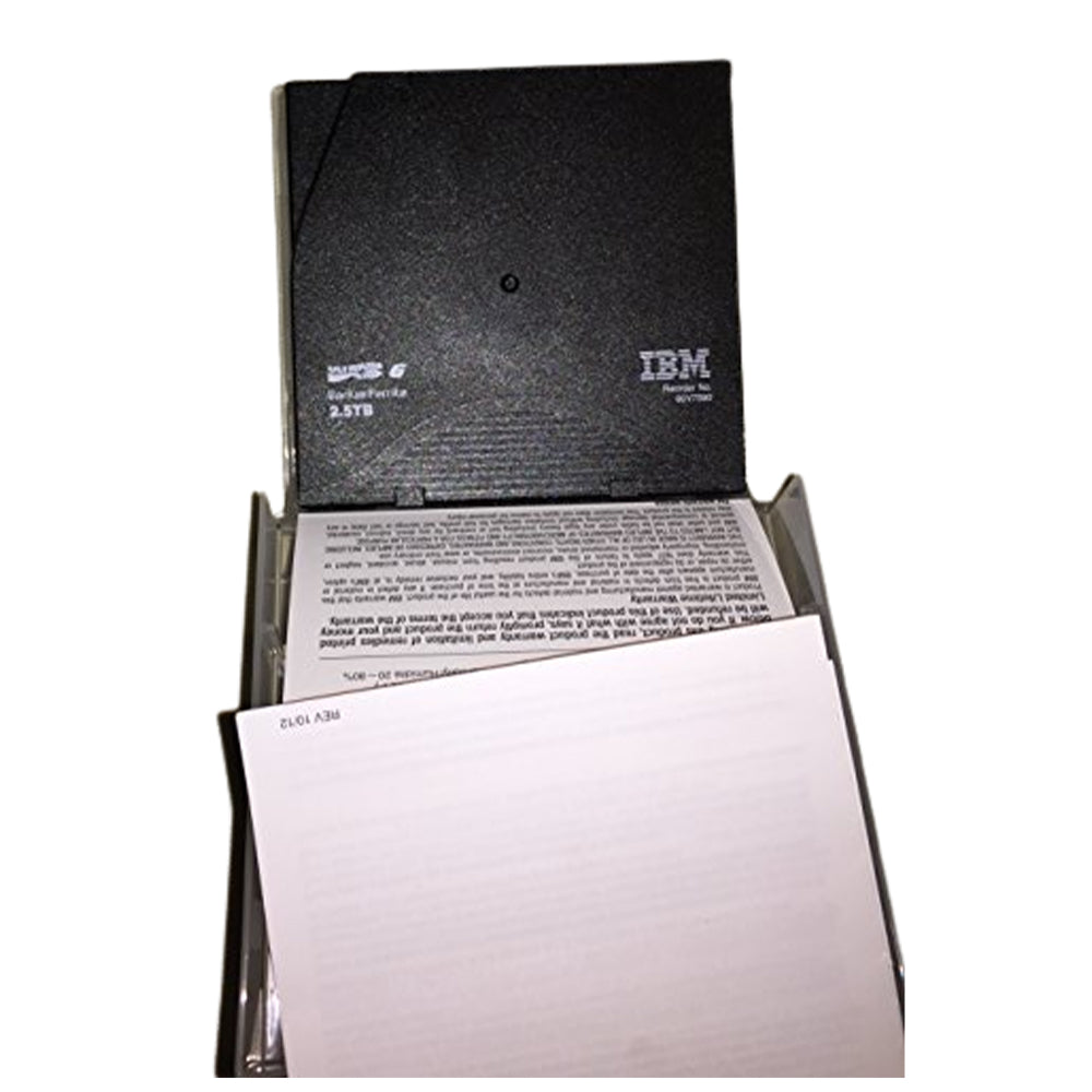 IBM LTO Ultrium 6 Magnetic Tape Data Cartridge for System Storage (2.5TB / 6.25TB) | 00V7590