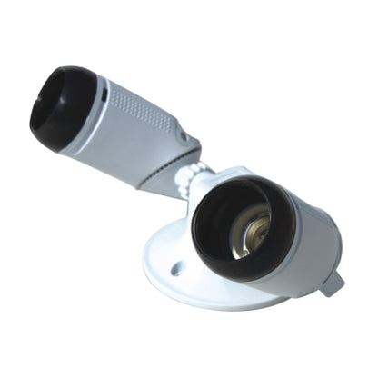 OMNI Deluxe Weatherproof Lamp Holder 130W 220V E27 with IP65 Rating, Polycarbonate Enclosure, Heat Dissipation, Energy Saving for Exterior Lighting | Single, Twin| OMNI E27-DWH