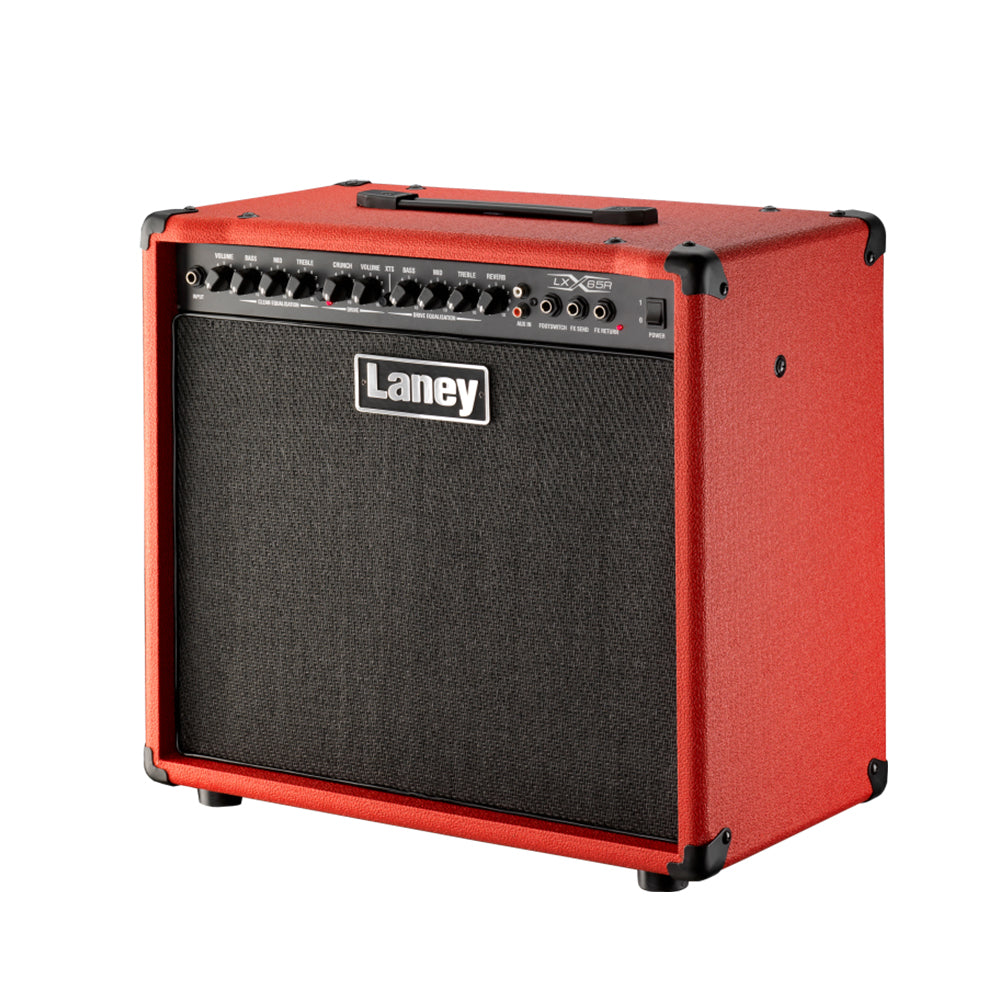 Laney LX65R 65watts Guitar Amplifier Combo for Live Shows, Gigs Performances, etc., Red