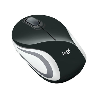 Logitech M187 Ultra Wireless Portable Mini Mouse with 1000 DPI, Nano Receiver, and Optical Sensor for Chrome OS, Mac OS, Windows 8, and 10 Series