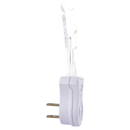 OMNI LED DNL 0.5W 220V Clear Night Light with Regular Rotating Electrical Outlet Plug and Built-In Light Sensor for Home Lighting | DNL-PK